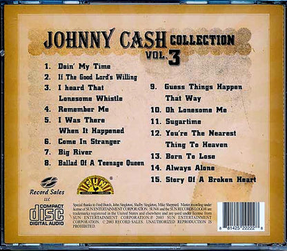 Johnny Cash - Johnny Cash Collection Volume 3 Music CD