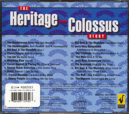 Shocking Blue, Bill Deal & The Rhondels, The Dreamlovers, Cherry People, Etc. - The Heritage And Colossus Story Music CD