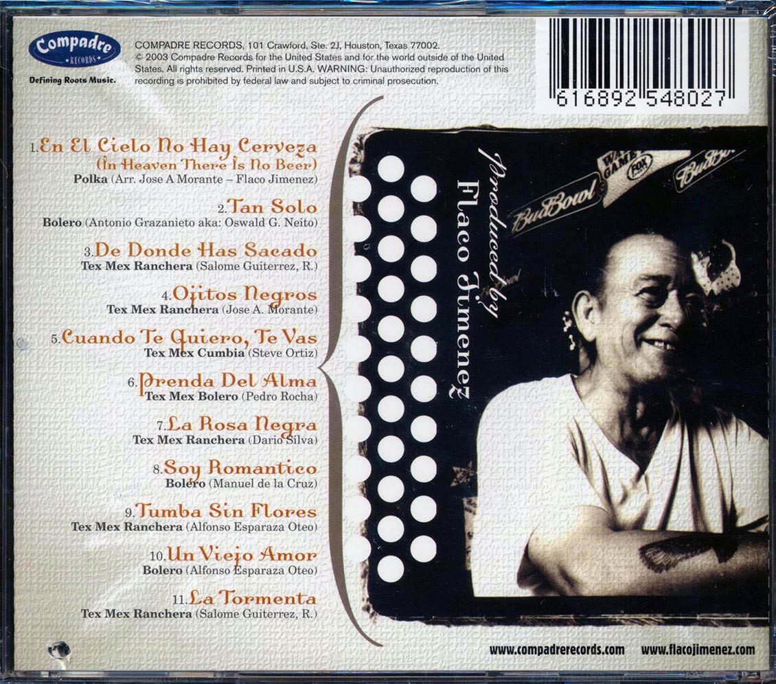 Flaco Jiminez - Squeeze Box King (marked/ltd stock) Music CD