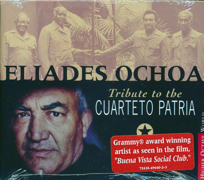 Eliades Ochoa Tribute To The Cuarteto Patria incl large booklet Music CD