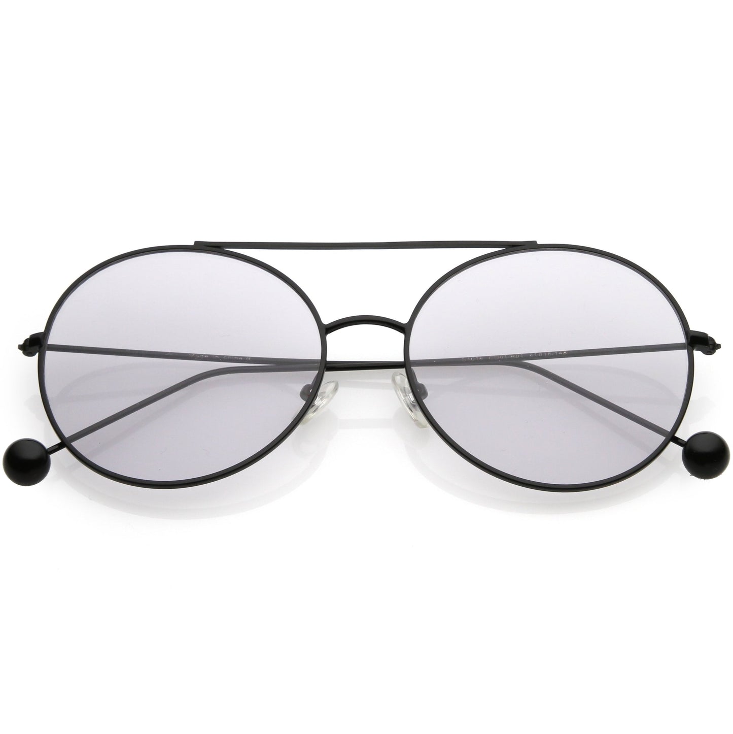 Premium Oversize Color Oval Plat Lens Aviator Sunglasses C498