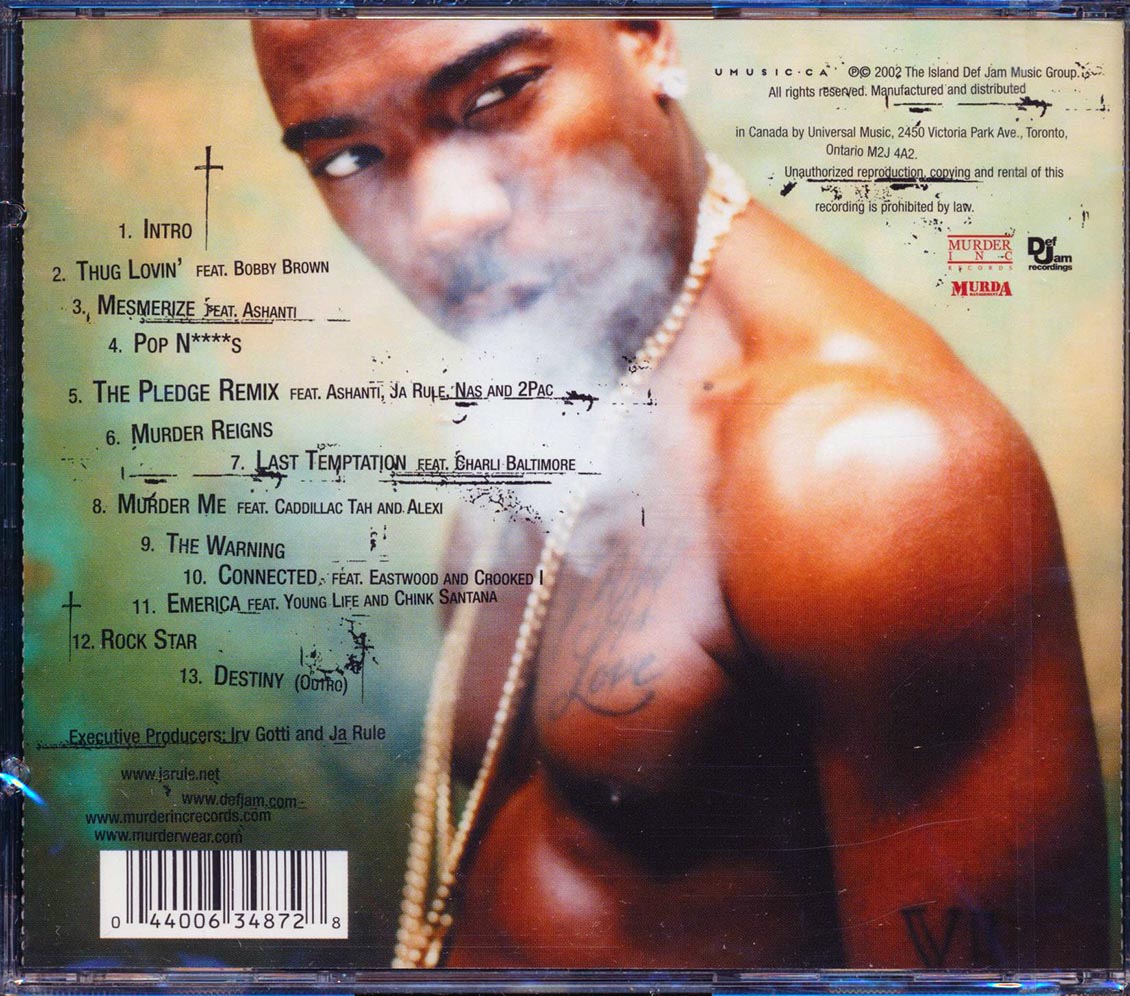Ja Rule - The Last Temptation Music CD