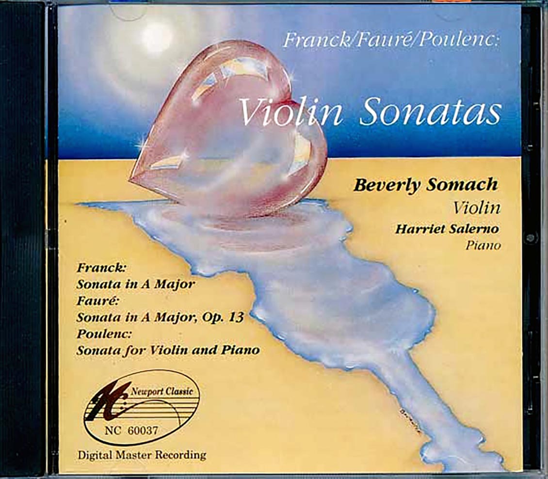 Franck, Faure, Poulenc - Violin Sonatas Music CD