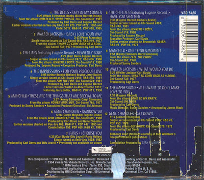 Gene Chandler, The Dells, The Impressions, The Chi-Lites, Walter Jackson, Etc. - A Celebration Of Soul Volume 1: The Chi-Sound Records Collection (incl. large booklet) (marked/ltd stock) Music CD