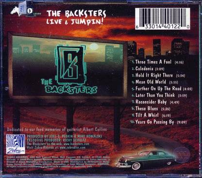 The Backsters - Live & Jumpin! Music CD