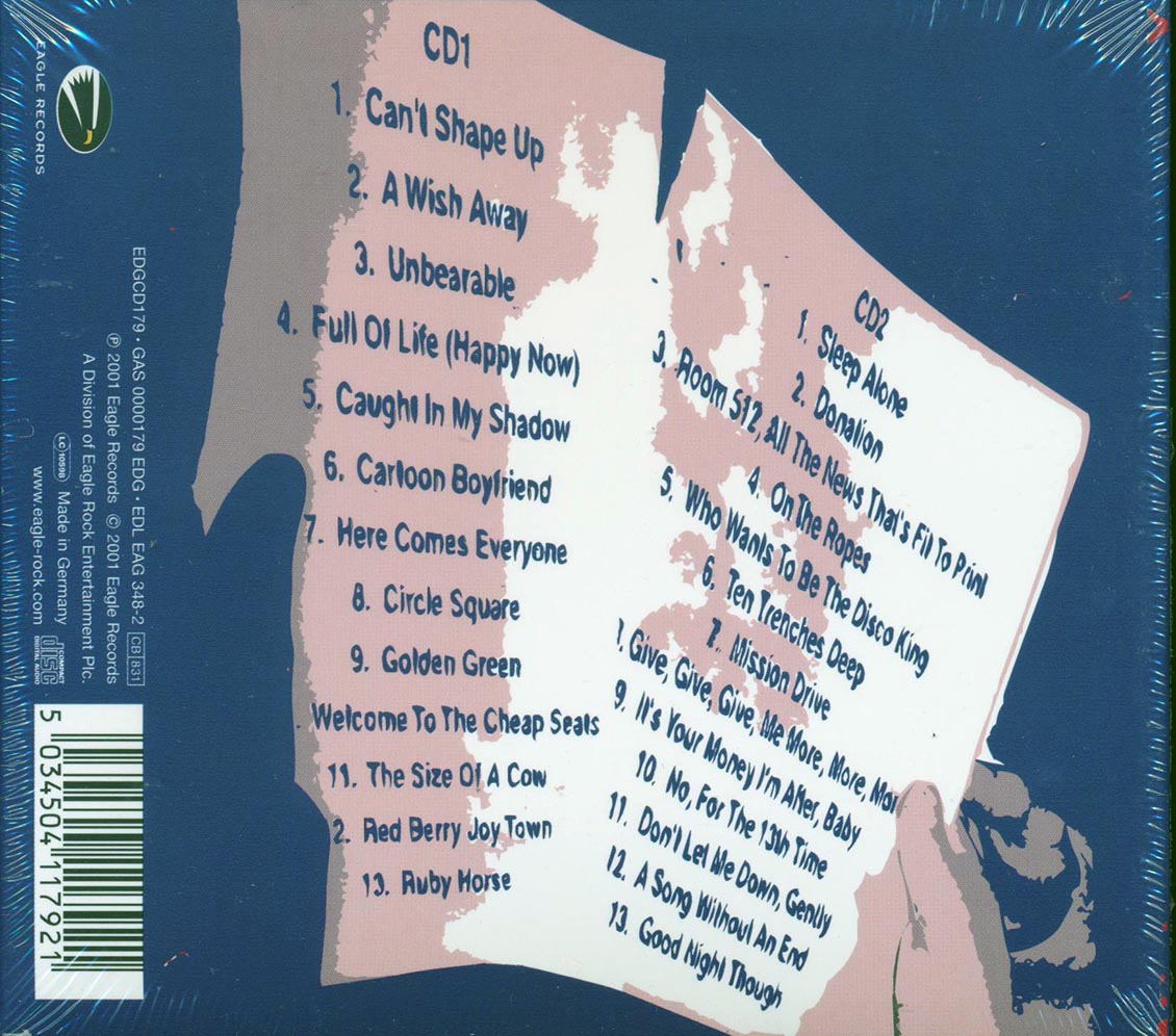 The Wonder Stuff - Cursed With Insincerity: All The Hits Live (26 tracks) (2xCD) (incl. large booklet) (deluxe 3-fold digipak) Music CD