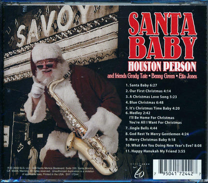 Houston Person, Etta Jones, Benny Green, Grady Tate - Santa Baby Music CD