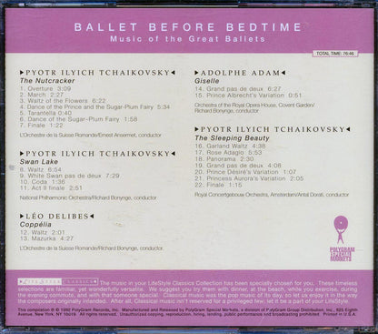 Tchaikovsky, Adolphe Adam, Etc. - Ballet Before Bedtime: Music Of The Great Ballets Music CD