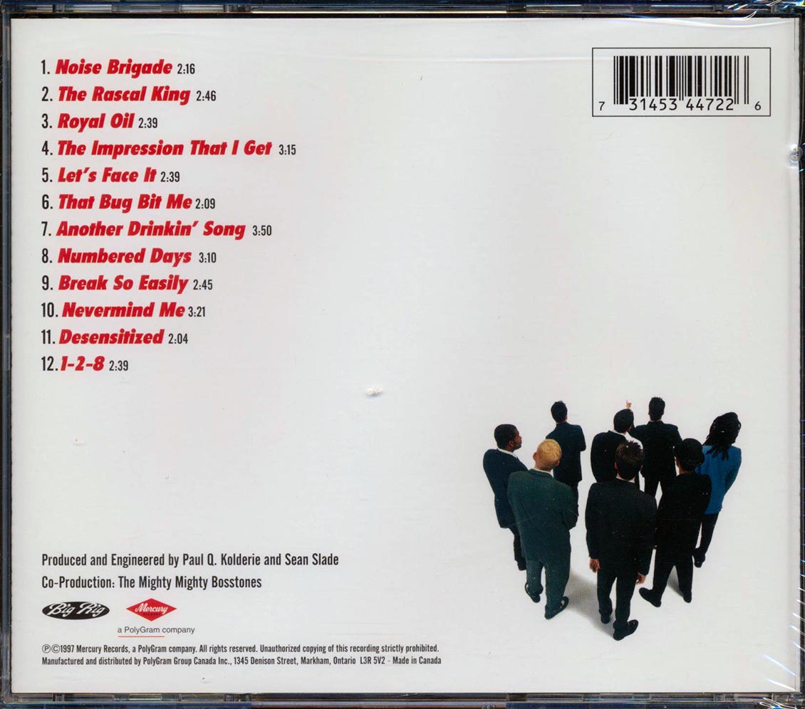 The Mighty Mighty Bosstones - Let's Face It Music CD