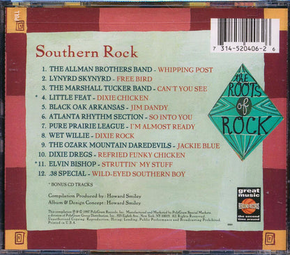 38 Special, Ozark Mountain Daredevils, The Marshall Tucker Band, Etc. - The Roots Of Rock: Southern Rock Music CD