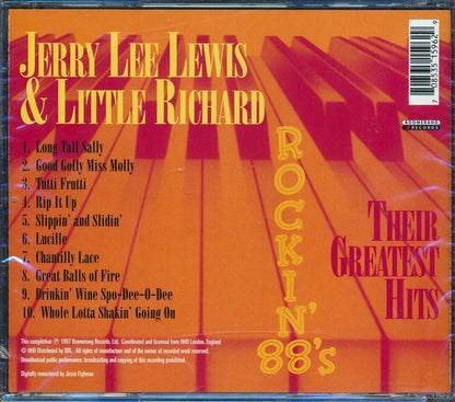 Jerry Lee Lewis, Little Richard - Rockin' 88's: Their Greatest Hits Music CD