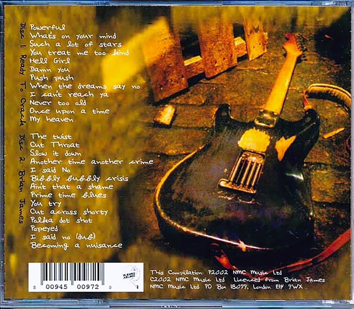 Brian James - Brian James (2xCD) Music CD