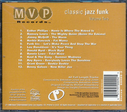 Esther Phillips, Ramsey Lewis, Jimmy McGriff, Herbie Hancock, Funk Inc, Etc. - Classic Jazz Funk Volume 2 Music CD