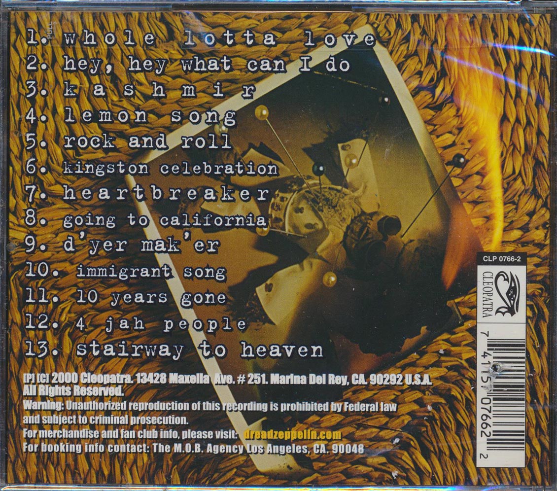 Dread Zeppelin - Greatest & Latest Hits (marked/ltd stock) Music CD