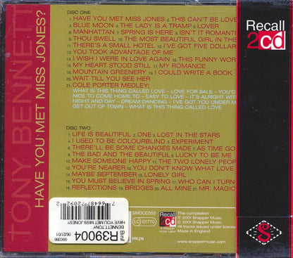 Tony Bennett - Have You Met Miss Jones? (42 tracks) (2xCD) (incl. large booklet) Music CD