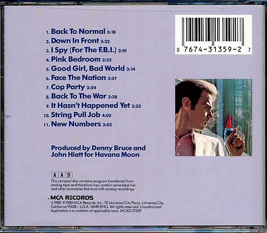 John Hiatt - Two Bit Monsters Music CD