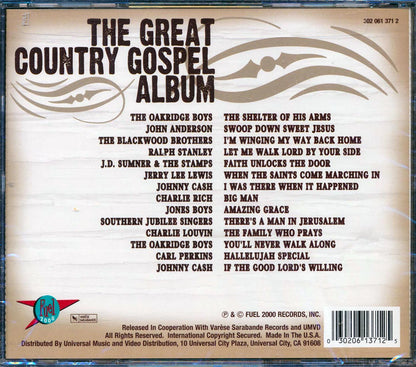 Johnny Cash, Oakridge Boys, Jerry Lee Lewis, Etc. - The Great Country Gospel Album (marked/ltd stock) Music CD