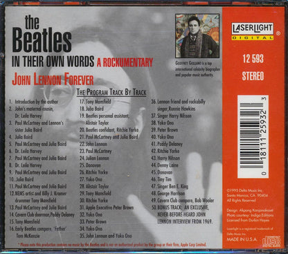 The Beatles In Their Own Words A Rockumentary 50 tracks Music CD