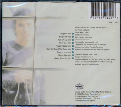 Tim Buckley Honeyman Recorded Live 1973 Music CD