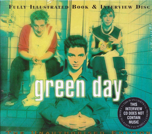 Green Day Fully Illustrated Book And Interview Disc Music CD