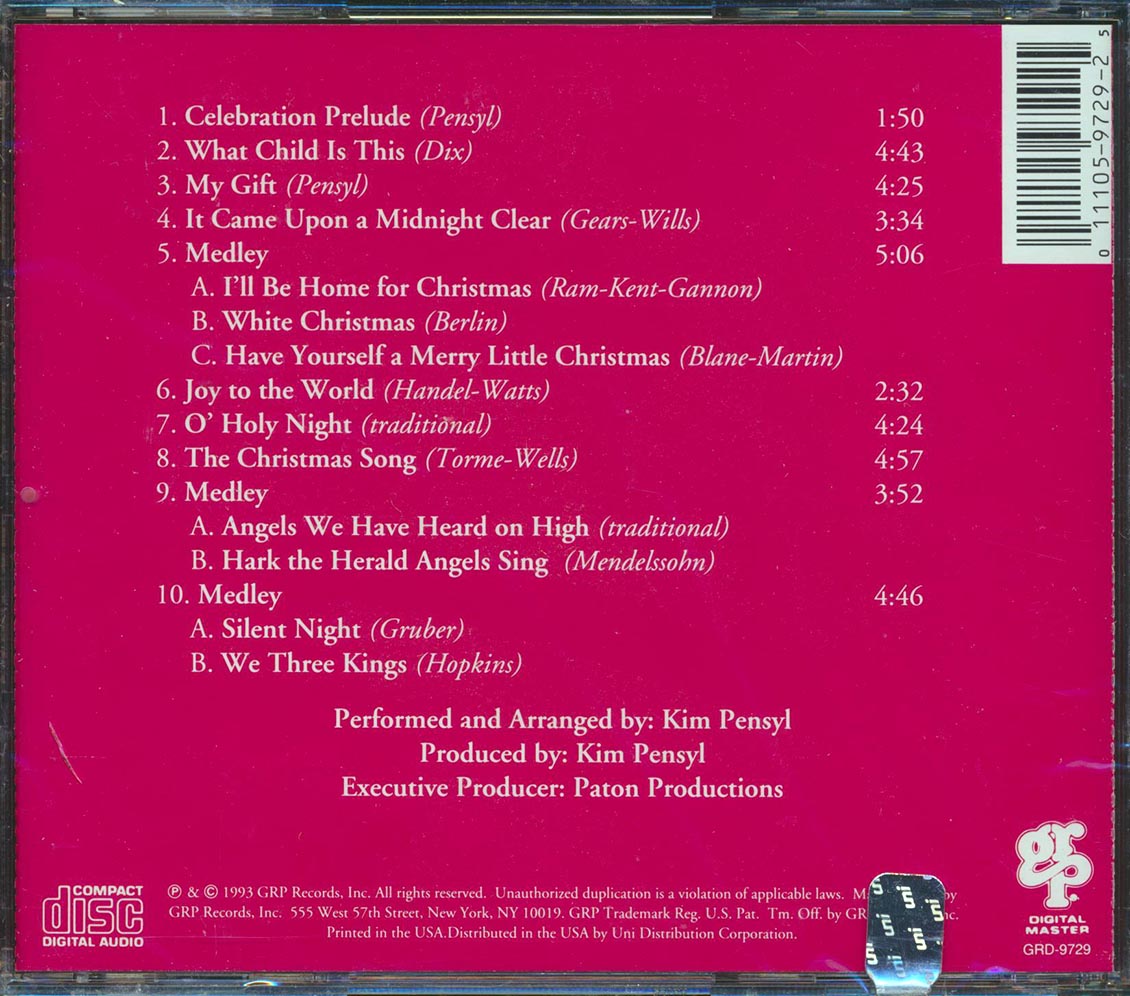 Kim Pensyl - A Kim Pensyl Christmas (incl. large booklet) Music CD