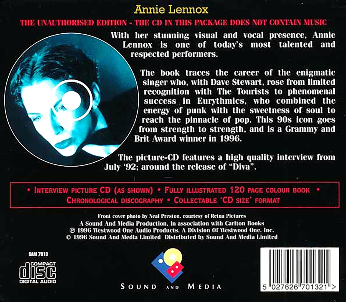 Annie Lennox - Fully Illustrated Book And Interview Disc (incl. large booklet) Music CD