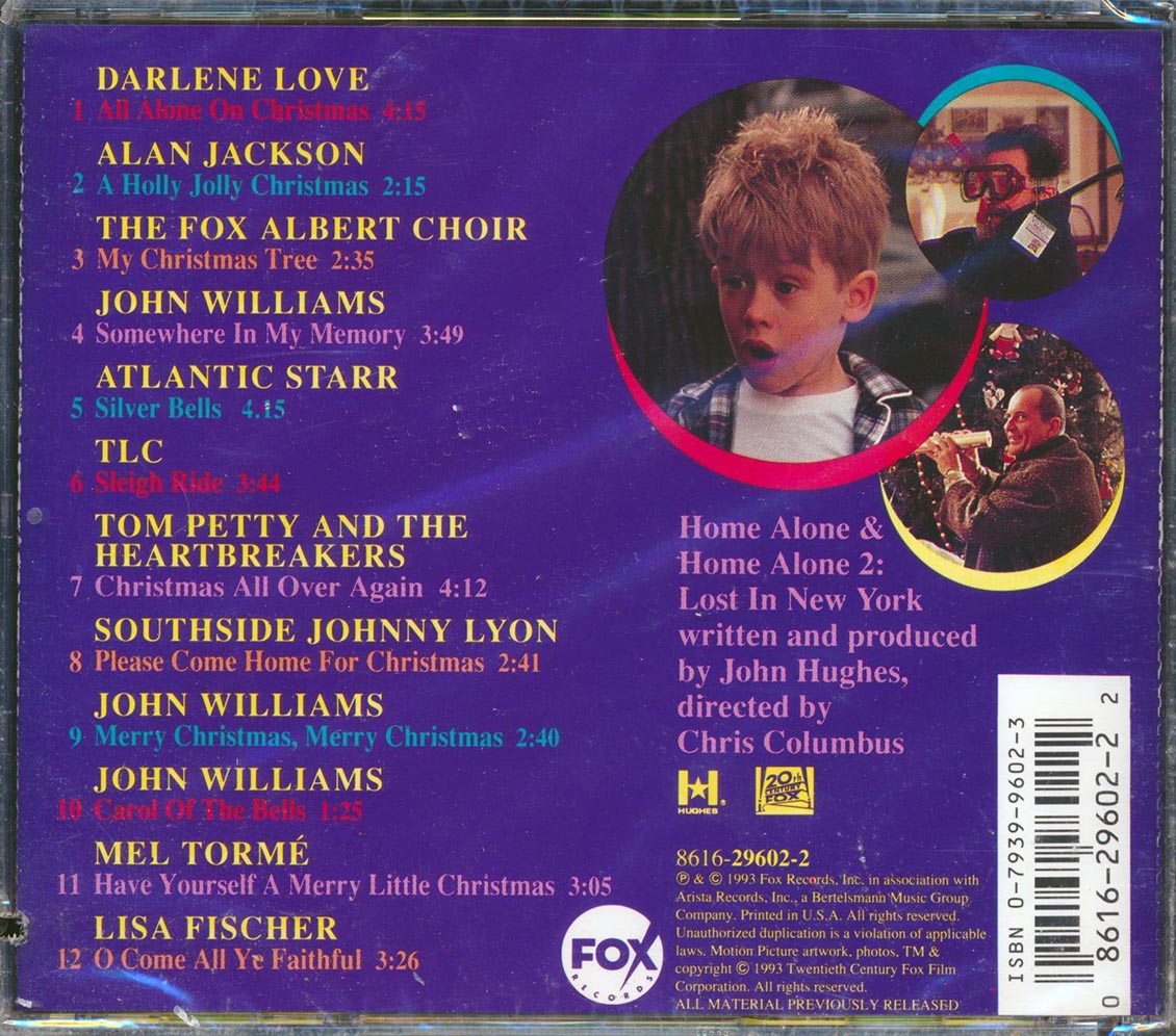 Tom Petty & The Heartbreakers, Darlene Love, Alan Jackson, The Fox Albert Choir, Etc. - Home Alone Christmas (marked/ltd stock) Music CD