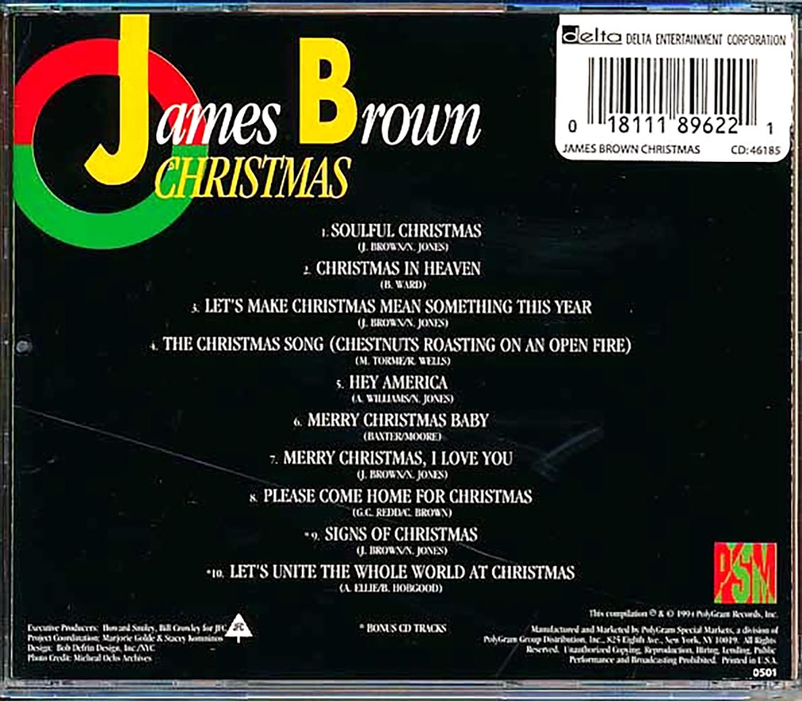 James Brown - James Brown Christmas Music CD