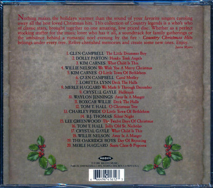 Dolly Parton, Glen Campbell, Kim Carnes, Willie Nelson, Etc. - Country Christmas Hits (20 tracks) (marked/ltd stock) Music CD