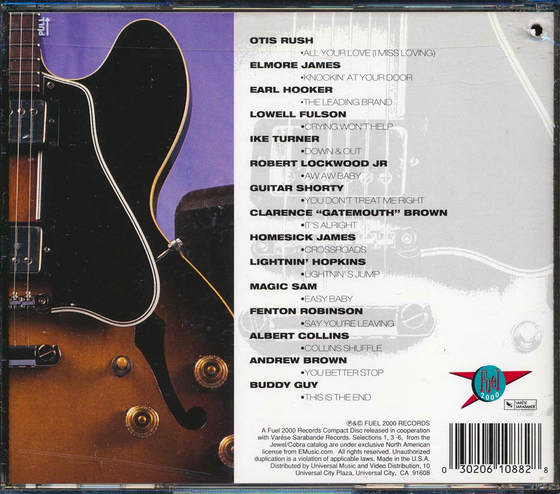 Otis Rush, Lowell Fulson, Lightnin' Hopkins, Etc. - The Incredible Electric Blues Guitar Album (incl. large booklet) (marked/ltd stock) Music CD