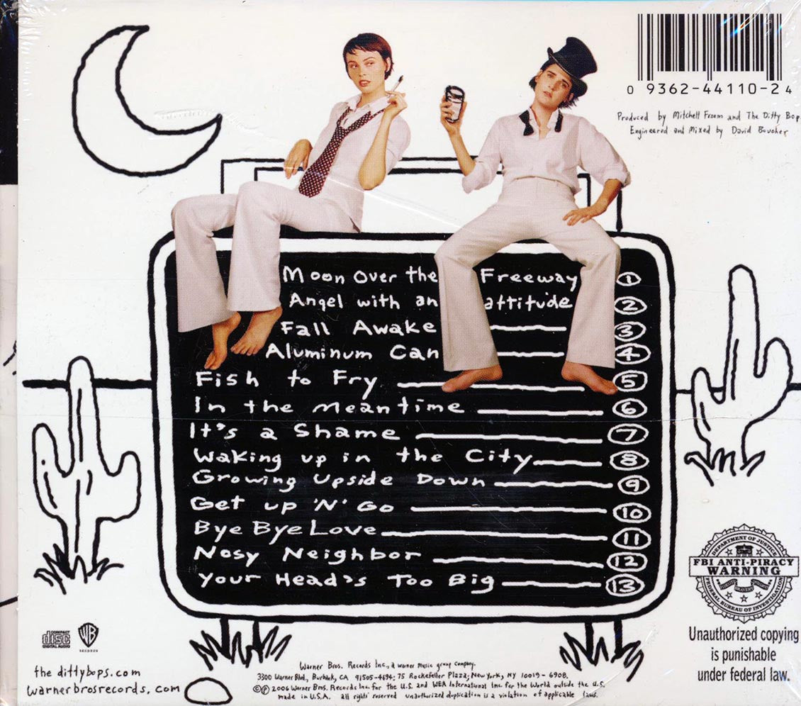 The Ditty Bops - Moon Over The Freeway Music CD
