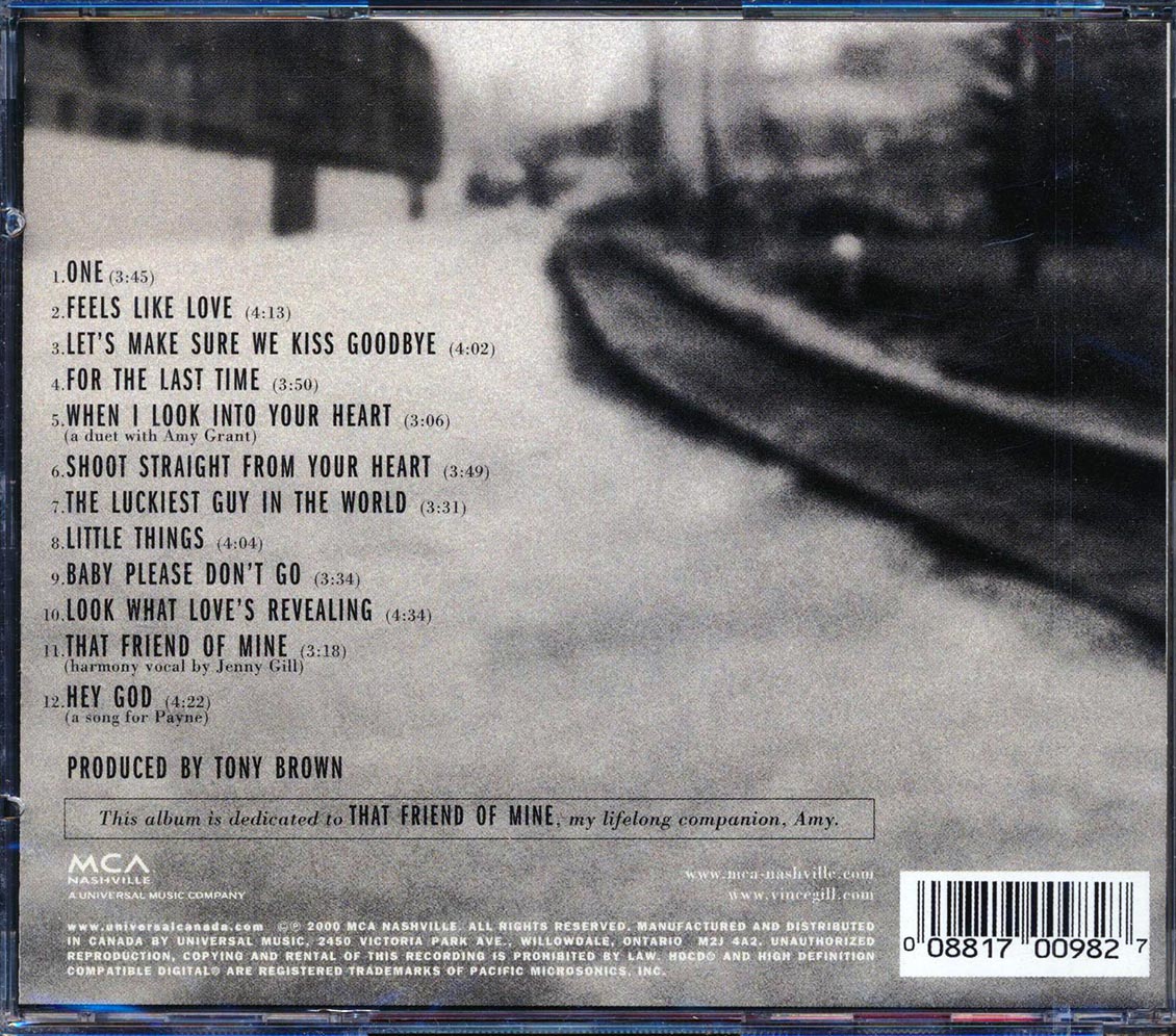 Vince Gill - Let's Make Sure We Kiss Goodbye Music CD