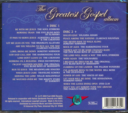 Soul Stirrers, Albertina Walker, Brooklyn Allstars, Clarence Fountain, Etc. - The Greatest Gospel Album (28 tracks) (2xCD) (marked/ltd stock) Music CD
