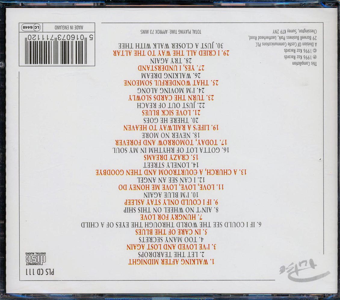 Patsy Cline - Walking After Midnight: The Best Of Patsy Cline Music CD