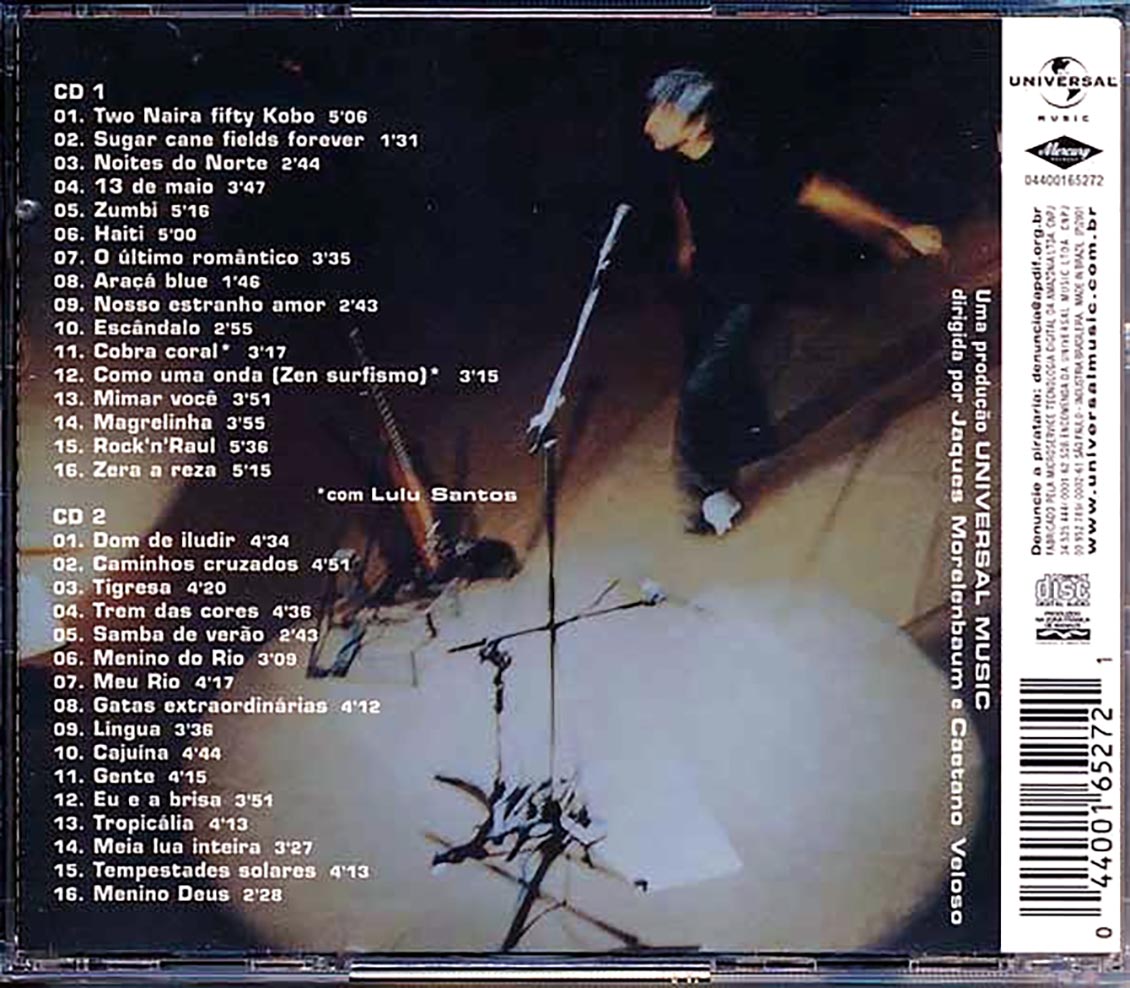 Caetano Veloso - Noites Do Norte Ao Vivo (32 tracks) (2xCD) (incl. large booklet) Music CD