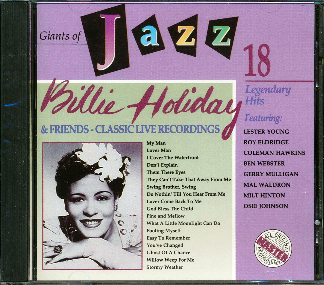 Billie Holiday & Friends - Classic Live Recordings: Giants Of Jazz Music CD
