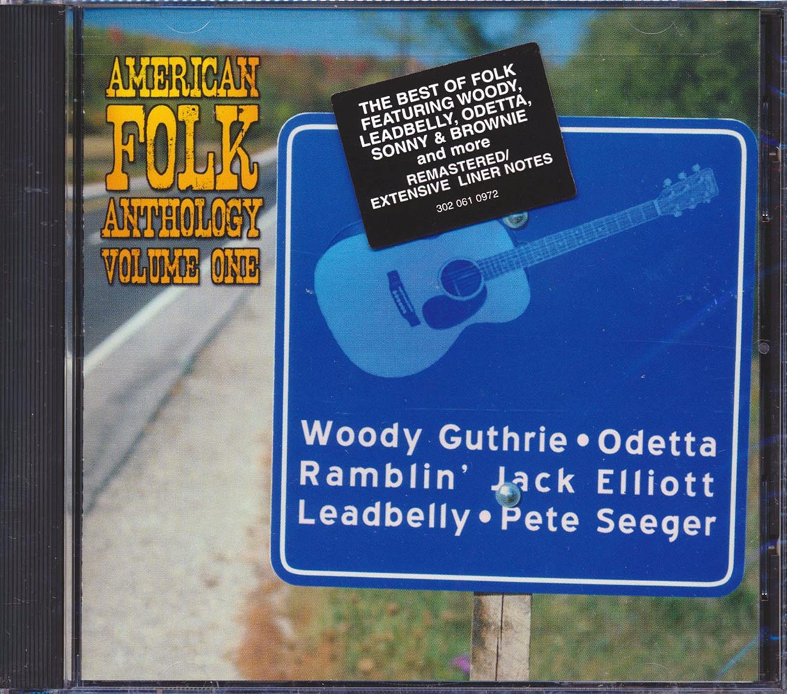 Woody Guthrie, Odetta, Ramblin' Jack Elliott, Leadbelly, Pete Seeger, Etc. - American Folk Anthology Volume 1 (incl. large booklet) (marked/ltd stock) (remastered) Music CD