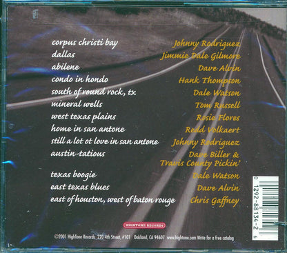 Johnny Rodriguez, Dave Alvin, Hank Thompson, Dale Watson, Etc. - Texas Boogie: A Collection Of Texas Songs (marked/ltd stock) Music CD