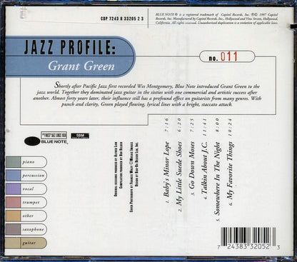 Grant Green - Jazz Profile (marked/ltd stock) Music CD