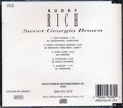 Buddy Rich - Sweet Georgia Brown Music CD
