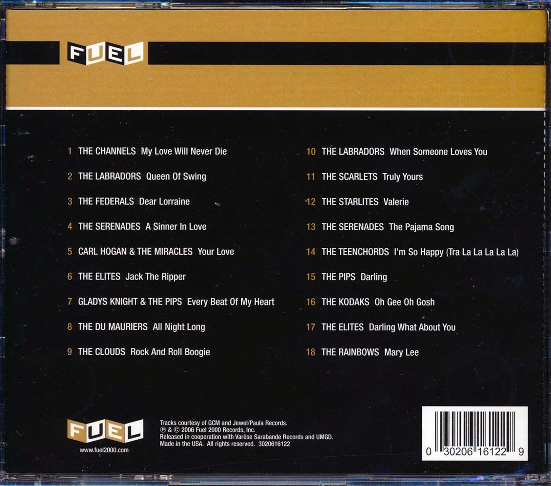 Channels, The Labradors, The Federals, The Serenades, Etc. - An Introduction To Doo-Wop (remastered) Music CD