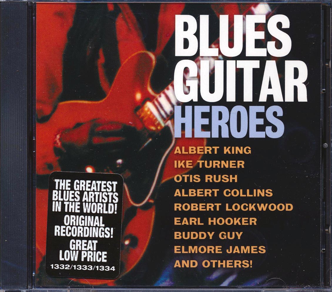 Albert King Ike Turner Otis Rush Albert Collins Etc Blues Guitar Heroes marked/ltd stock Music CD