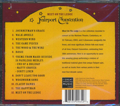 Fairport Convention - Meet On The Ledge Music CD