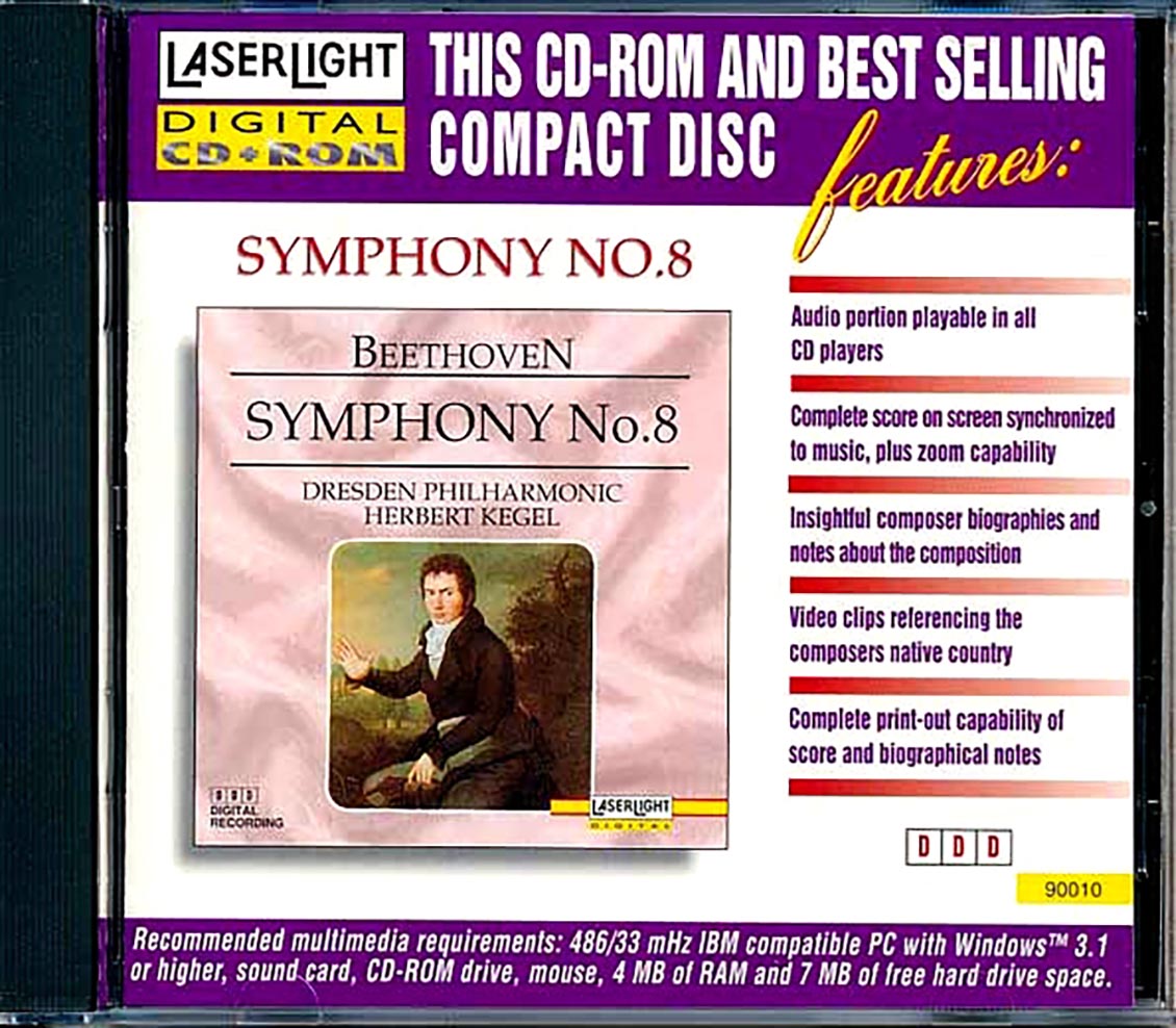Dresden Philharmonic Herbert Kegel - Beethoven Symphony No. 8 Music CD