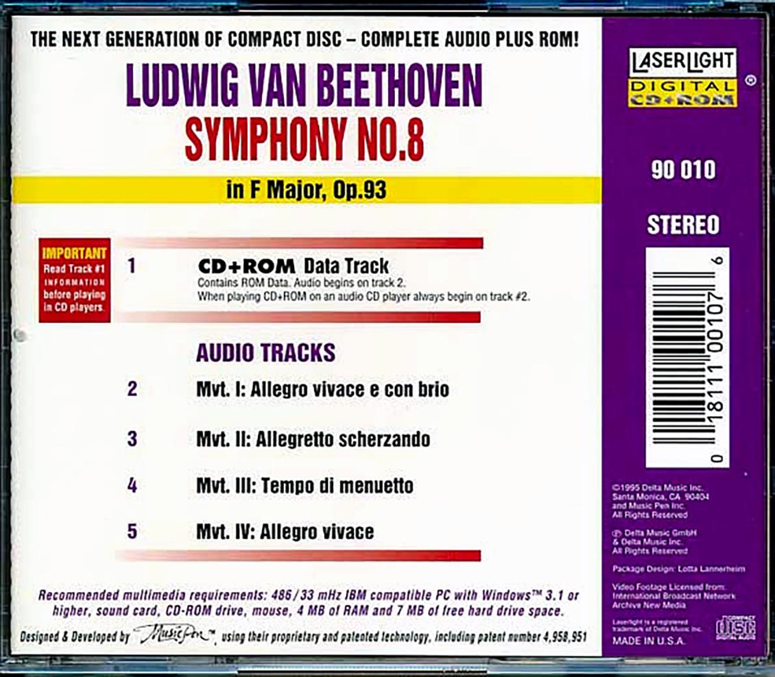 Dresden Philharmonic Herbert Kegel - Beethoven Symphony No. 8 Music CD