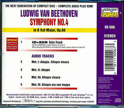 Dresden Philharmonic Herbert Kegel - Beethoven Symphony No. 4 Music CD
