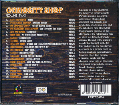 Casuals, Polly Niles, Soft Slipper, Ten Feet - Curiousity Shop Volume 2: A Rare Collection Of Aural Antiquities And Objects D'art From The British Isles 1967-1972 Music CD