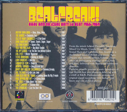 Wishful Thinking, The Times, Loudwater Tern, The Four Pennies, Etc. - Beatfreak! Volume 3: Rare And Obscure British Beat 1966-1969 Music CD
