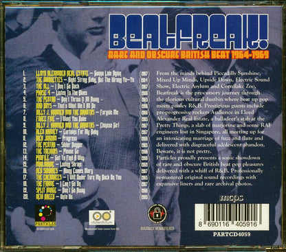 Split Image, The Cherokees, The Moquettes, Red Squares, Etc. - Beatfreak! Volume 2: Rare And Obscure British Beat 1964-1969 Music CD