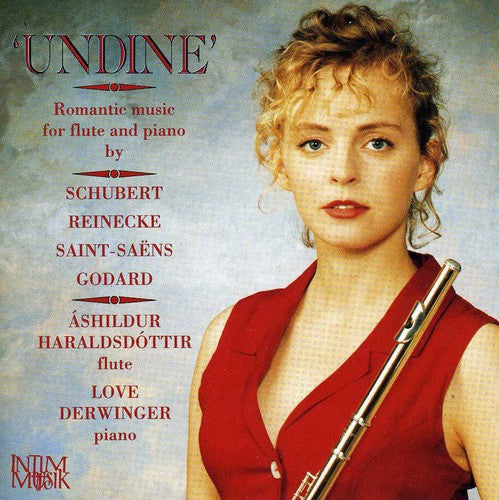 the album cover for Schubert/Reinecke/Saint-Saens - Works for Flute & Piano